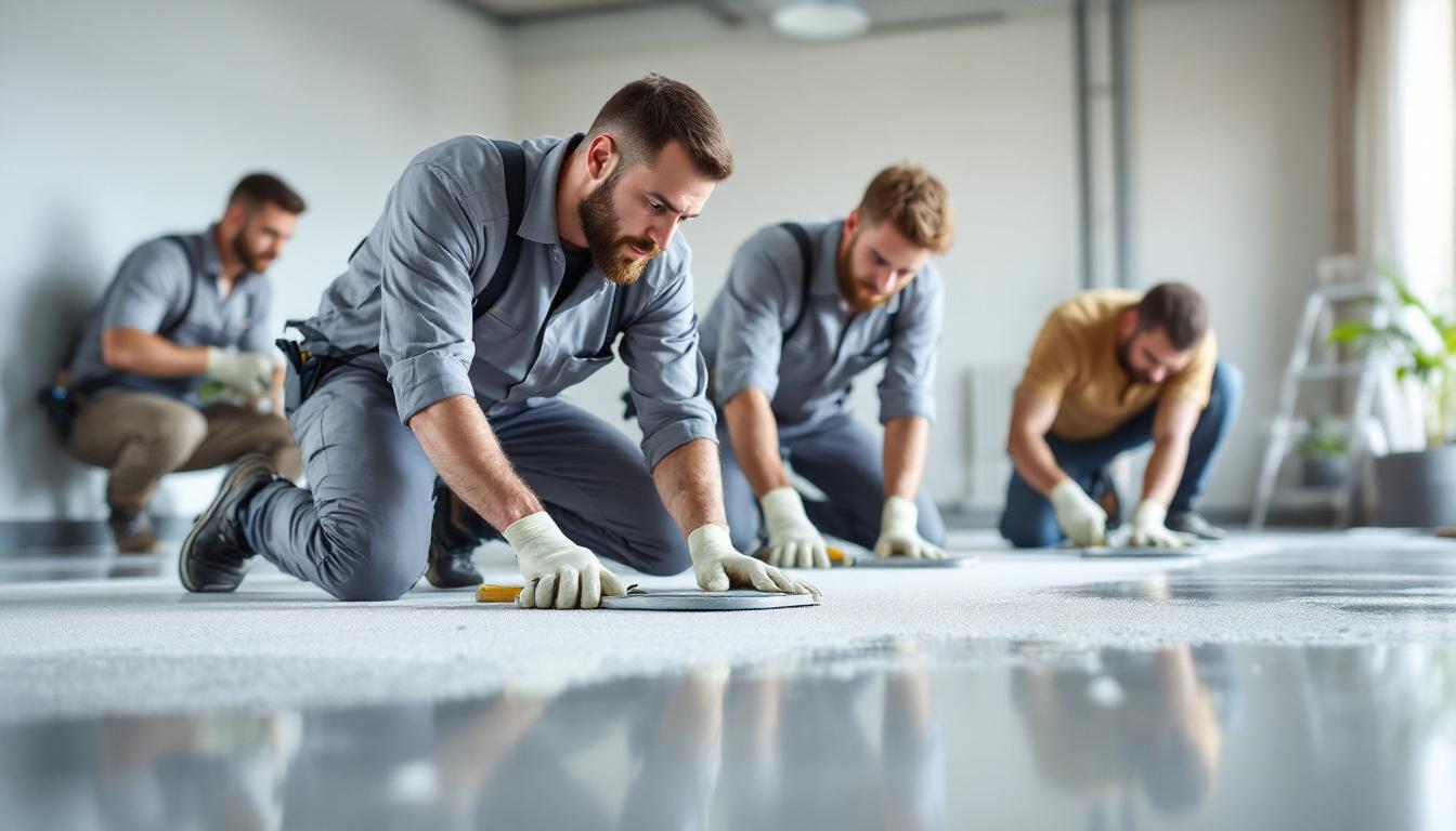 Prix pose sol résine epoxy