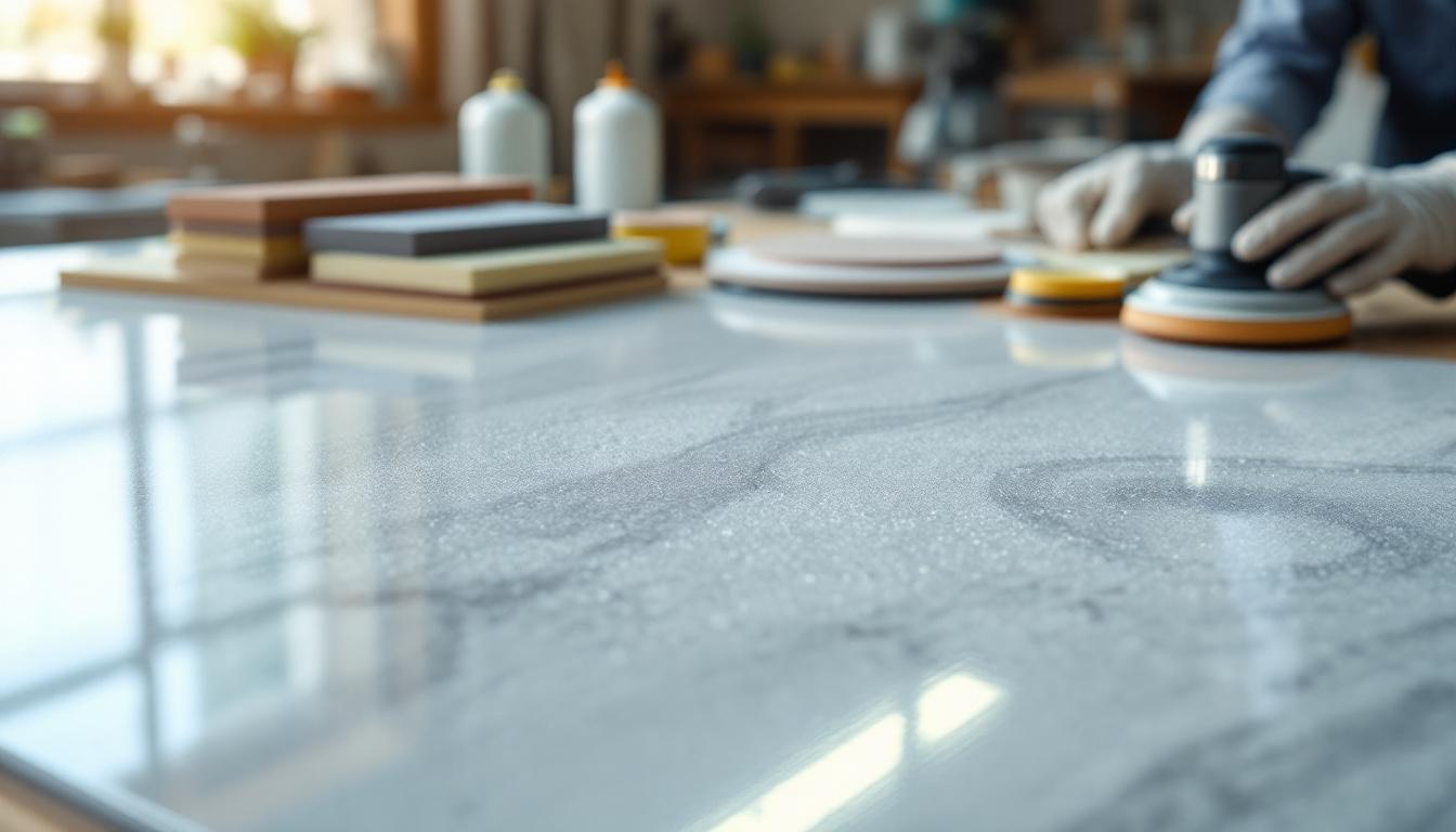 Poncer résine epoxy : 3 étapes éliminer rayures (miroir)