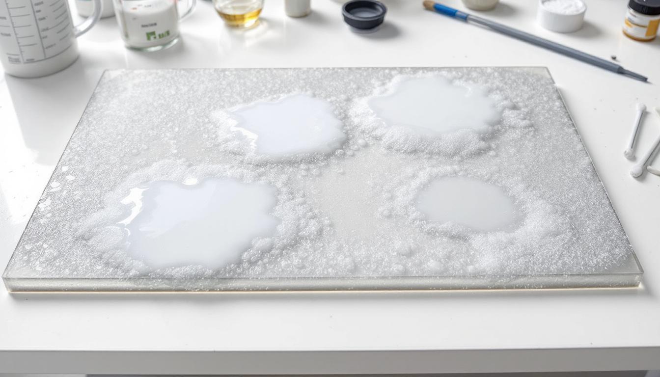 Résine époxy qui blanchit : 3 causes & prévention essentielle