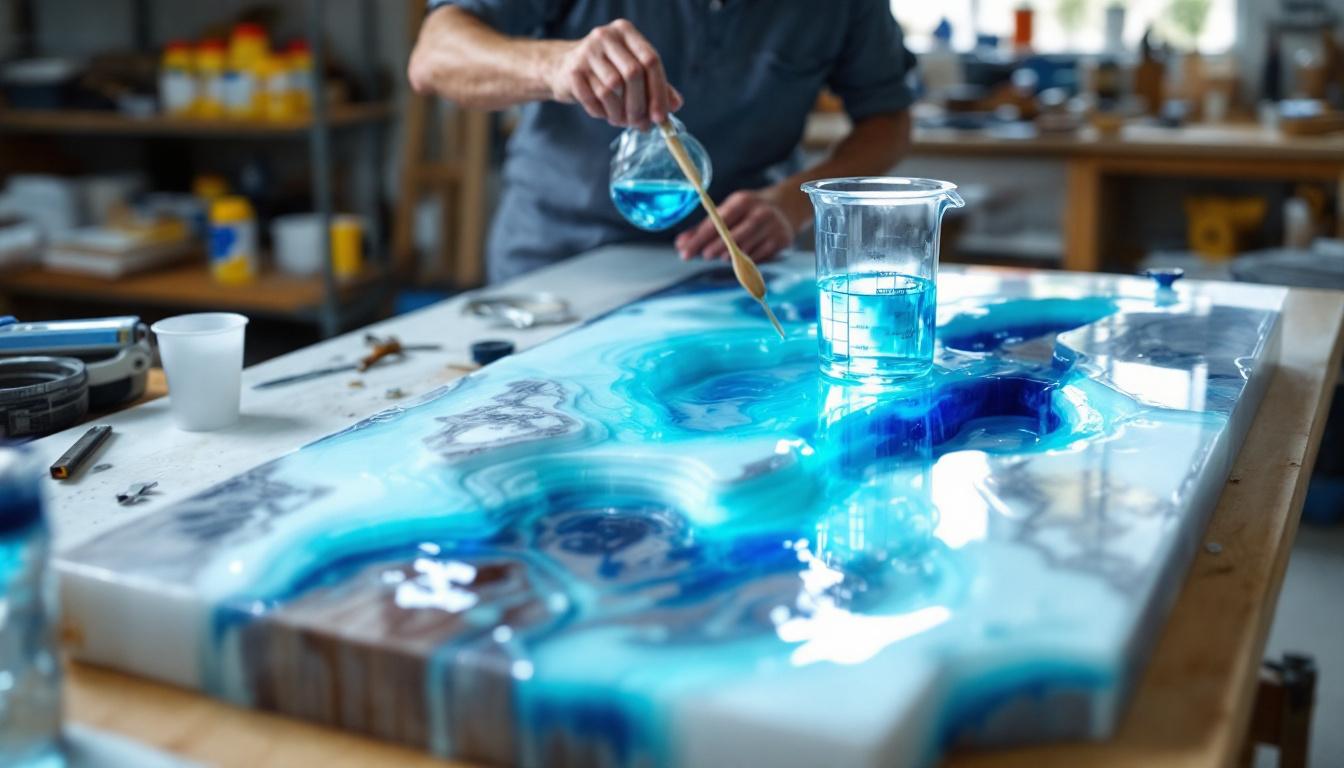 Fabrication résine epoxy : 3 étape sans bulles ni contamination