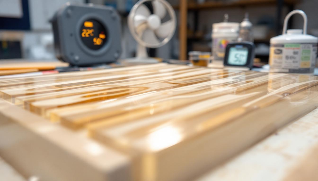 Résine epoxy temps de séchage : 20-25°C, 24-48h entre couches