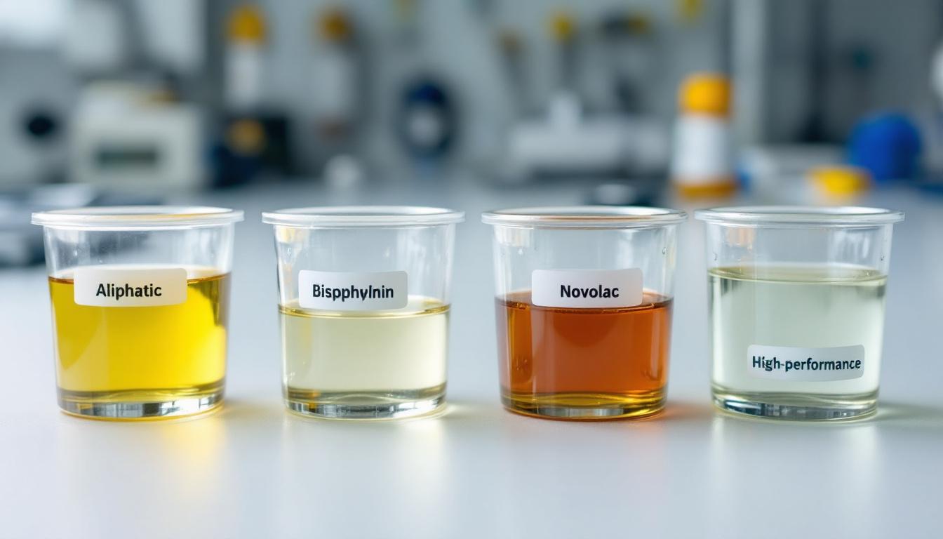 Types de résines époxy : 4 types – Résistance UV/thermique